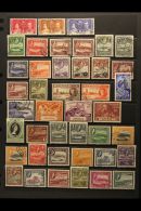 1937-62 USED COLLECTION On A Stock Page. Includes 1938-51 Definitive Set To 5s Incl Both 1s And 2s6d Shades,... - Other & Unclassified
