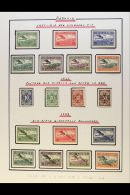 1913-50 ALL DIFFERENT COLLECTION A Most Useful Mint And Used Collection Presented Neatly On Album Pages. Includes... - Albanien
