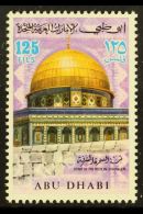 1972 125f Multicolored "Dome Of The Rock", SG 83, Scott 83, Never Hinged Mint For More Images, Please Visit... - Abu Dhabi