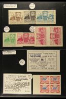 REFUGEE THEME MISCELLANY An Interesting Assembly Of 1930's To Modern Stamps, Miniature Sheets, Cinderella Labels... - Unclassified