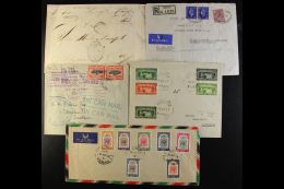WORLD COVERS HOARD. Mostly 20th Century Accumulation Of Commercial & Philatelic Covers & Cards In A Box,... - Autres & Non Classés