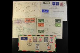 WORLD COVERS HOARD. Mostly 20th Century Accumulation Of Commercial & Philatelic Covers & Cards In A Box,... - Otros & Sin Clasificación