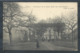 +++ CPA - DOUR - Pensionnat De La Sainte Union Des Sacrés Coeurs - Cour Et Jardin  // - Dour