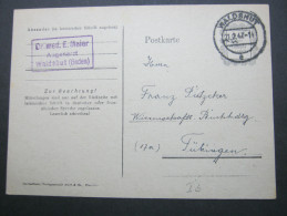 1947 , Notganzsache Mit Viel Text Aus Waldshut - Other & Unclassified