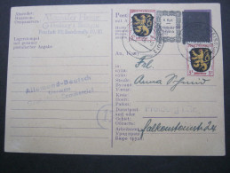 1946 , Notganzsache  Aus Freiburg - Altri & Non Classificati