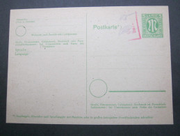 1946 , Notganzsache - Sonstige & Ohne Zuordnung