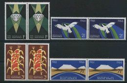 1966 Sud Africa, 5° Anniversario Della Repubblica, Serie Completa Nuova (**) Bilingue - Unused Stamps