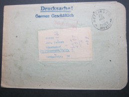 1946 , METZINGEN  ( Notstempel) , GEBÜHR BEZAHLT , Klare Stempel Auf Brief - Other & Unclassified