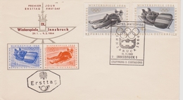 FDC AUTRICHE JEUX OLYMPIQUES D'INNSBRUCK 1964 - Winter 1964: Innsbruck