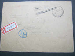 1946 , Schwandorf      , GEBÜHR BEZAHLT , Klare Stempel Auf Brief - Covers & Documents