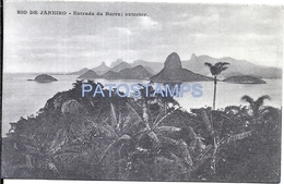 63120 BRAZIL BRASIL RIO DE JANEIRO ENTRY OF THE BAR EXTERIOR POSTAL POSTCARD - Unclassified
