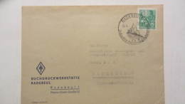 DDR Bis 64: DS-Brief Mit Stpl. "Industrie-Garten-und Rebenstadt Radebeul 1" Vom 19.4.58 - Andere & Zonder Classificatie