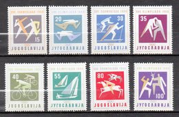 YOUGOSLAVIE  Timbres Neufs De 1960  ( Ref 4256 ) J O - Sport - Neufs