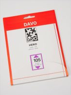 DAVO NERO STROKEN MOUNTS N105 (152 X 109) 10 STK/PCS - Clear Sleeves