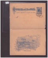 BRESIL - GANZSACHE - CARTE-LETTRE ENTIER POSTAL - Brieven En Documenten