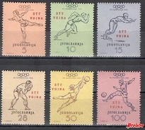 Yugoslavia Trieste B Olympic Games 1952 Mi#70-75 MNH - Europe (Other)