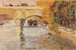 Illustrateur      Paris    Le Pont Royal - Andere & Zonder Classificatie