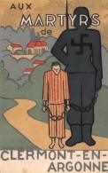 Illustrateur      Aux Martyrs De Clermont En Argonne  55. Prisonnier. Soldat Allemand - Other & Unclassified