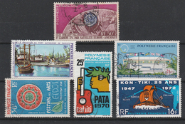 LOT 117 POLYNESIE PA N°6-60-62-63-64-28 Oblitérés - Gebraucht