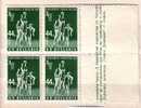 1957  BASKETBALL  1v-MNH Block Of Four  BULGARIA  / Bulgarie - Unused Stamps