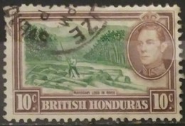 Honduras Britanica 1938 -1947 King George V. USADO - USED. - British Honduras (...-1970)