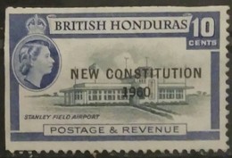 Honduras Britanica 1961  Overprinted NEW CONSTITUTION/1960 USADO - USED. - Honduras Britannico (...-1970)