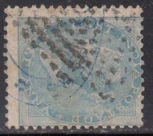 'Triangular Postmark'  Madras Circle Districk Strike, British East India Used. Renouf / Jal Cooper Type 29 On Half Anna - 1854 Compagnia Inglese Delle Indie