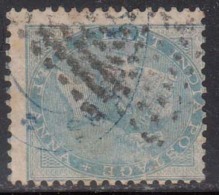 'Triangular Postmark'  Madras Circle Districk Strike, British East India Used. Renouf / Jal Cooper Type 29 On Half Anna - 1854 East India Company Administration