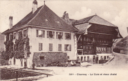 Charmey - La Cure Et Vieux Chalet - 1913 - Charmey