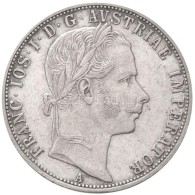 Ausztria 1860A 1Fl Ag 'Ferenc József' T:1-,2 / 
Austria 1860A 1 Florin Ag 'Franz Joseph' C:AU,XF
Krause... - Unclassified