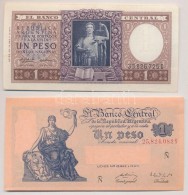 Argentína 1948-1951. 1P + 1956. 1P T:II,I-
Argentina 1948-1951. 1 Peso + 1956. 1 Peso C:XF,AU - Unclassified