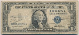 Amerikai Egyesült Államok 1957-1961. (1935F) 1$ 'Silver Certificate - KisméretÅ±', Kék... - Zonder Classificatie