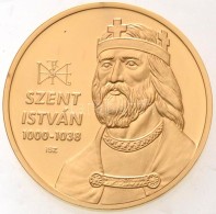 Ifj. Szlávics László (1959-) 2011. 'Nagy Magyarok / Szent István 1000-1038' Aranyozott... - Non Classés