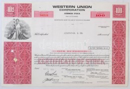 Amerikai Egyesült Államok 1968-1971. 'The Western Union Telegraph Company' 3db Klf... - Ohne Zuordnung
