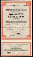 1946. 'Ideiglenes Kötelezvény A Budapest SzékesfÅ‘város 1914. évi 4 1/2%-os... - Non Classés