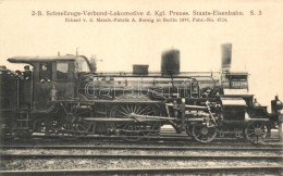 ** T1/T2 2-B Schnellzugs-Verbund-Lokomotive D. Kgl. Preuss. Staats-Eisenbahn. S. 3 / German Locomotive - Zonder Classificatie