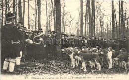 T2 Chasse A Courre En Foret De Fontainebleau / French Hunters In The Forest Of Fontainebleau - Zonder Classificatie