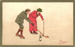 T2 Ice Hockey, Vouga & Cie. No. 304. Litho S: Pellegrini - Non Classés