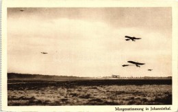 ** T2 Morgenstimmung In Johannisthal / German Aeroplanes; From A Postcard Booklet - Zonder Classificatie