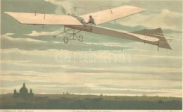 * T2 Latham über Berlin; Meissner & Buch, Aeroplane Serie 1715. / Latham's Aeroplane Above Berlin, Litho - Zonder Classificatie