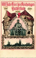 T2 1934 - 800 Jahr-Feier Des Reichstages Der Halberstadt / City Anniversary Postcard - Ohne Zuordnung
