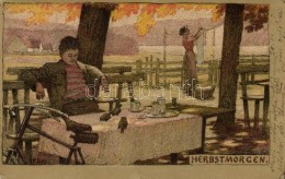 T2 Herbstmorgen. Lith. Anst. Von Hubert Köhler, München S: Paul Hey - Non Classés