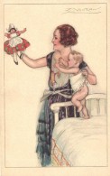 ** T1 Italian Art Deco Postcard, Anna & Gasparini 418-5 S: Mauzan - Non Classés