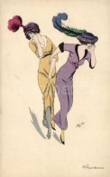 ** T1/T2 Impertinence, French Art Deco Postcard B. G. Paris 575 S: Xavier Sager - Non Classés