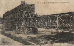 T3 Kohnbrücke. K.u.k. Eisenbahnregiment Brückenbau / Railroad Regiment, Bridge Construction (wet Damage) - Non Classés