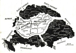 * T2/T3 A Feldarabolt Magyarország. Kiadja A Magyar Nemzeti Szövetség / Hungarian Map, Irredenta... - Zonder Classificatie