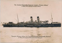 * T2/T3 The Zeeland Steamship Company's Steamer 'Prinses Juliana' At Tilbury With Exchanged Wounded Soldiers;... - Unclassified