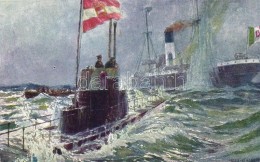** T1/T2 Der Unterseebootkrieg In Der Adria / Submarine-war In The Adriatic Sea, Sinking Of An Italian Steamship,... - Non Classés