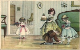 * T2/T3 Children, Erika Nr. 1074. Litho S: Pauli Ebner  (EK) - Non Classés