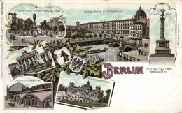 * T2 Berlin, Unter Den Linden, Königl Schloss, Brandenburger Thor, Stadtbahnhof Friedrichstrasse,... - Non Classés